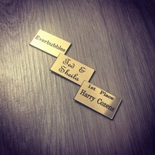 small plaque custom size