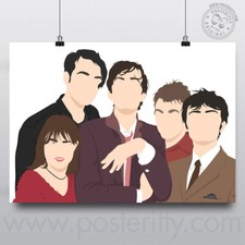 PULP Minimalist Band Poster Minimal Posteritty Art Print Jarvis Cocker Sheffield