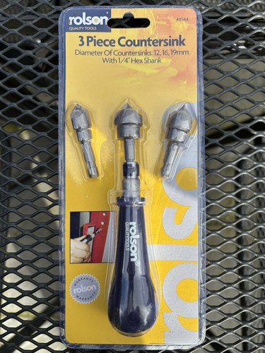 Rolson3 piece countersink - piece, 12