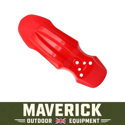 Red crf50 style fender black - red,