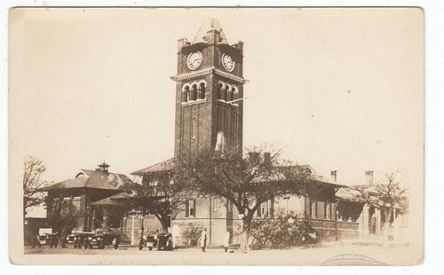 Court house town clock - house,
