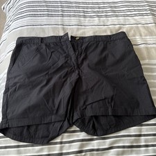 Ladies Bon Marche Black Shorts Size 20 Short Style 100% Cotton
