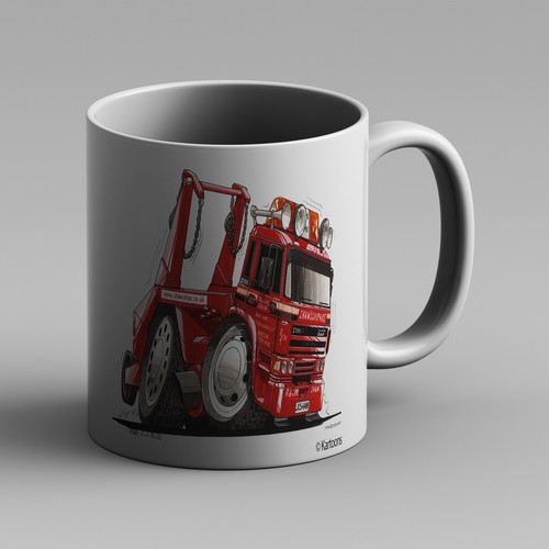Kartoons koolart mug leyland - kartoons,