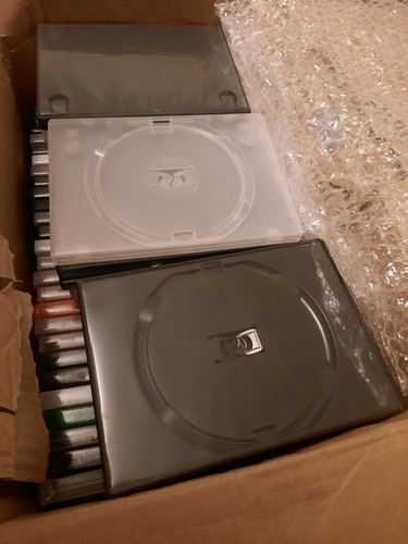 Box empty dvd cases - empty, [80+]