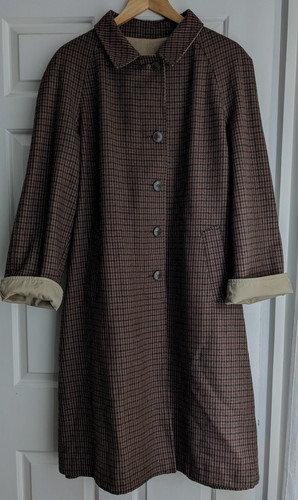 Vintage reversible brown tweed - vintage,