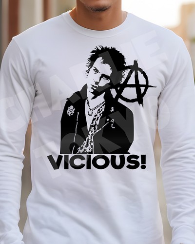 Men punk rock shirt - rock, long