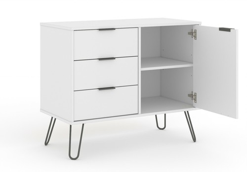 White retro small door - small, 3