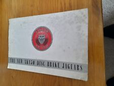 Vintage. The New XK 150 Disc brake jaguars brochure. Damaged