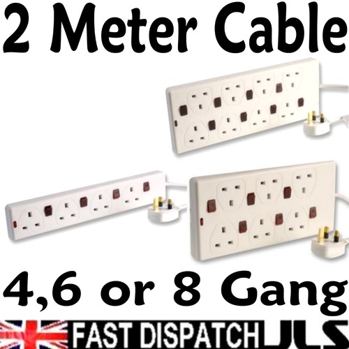 Extension lead switched - 2m,
