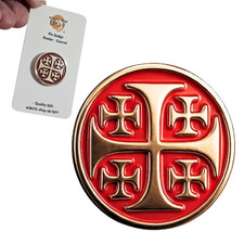 Jerusalem Cross Pin Badge
