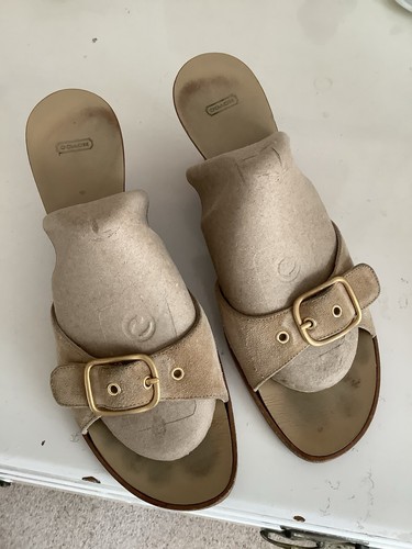 Coach sand beige suede - sand,