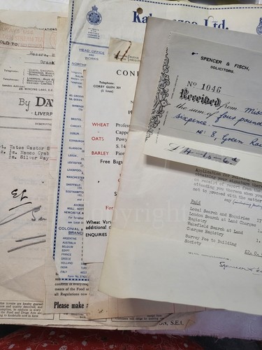 Vintage business letters - vintage,