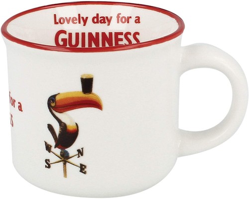 Guinness white ceramic - white,
