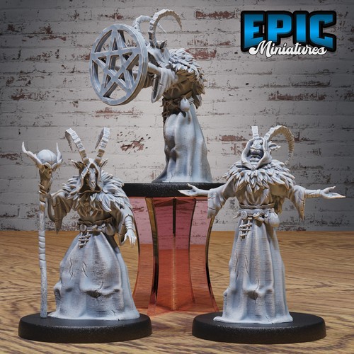 Demonic cultist print - cultist, 3d