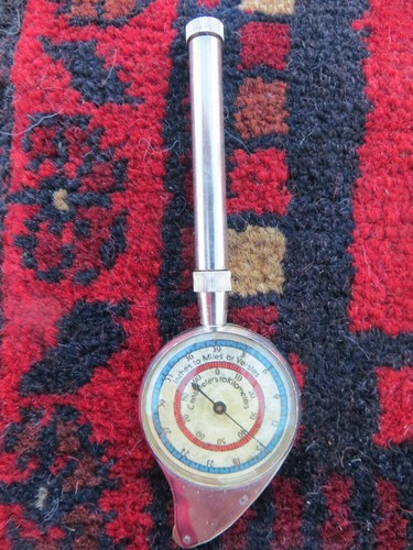 Vintage map measure - map, /