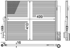 Mahle Aircon condenser PREMIUM