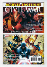 Marvel Spotlight: Mark Miller/Steve McNiven Civil War Story Arc Marvel 2006 NM-