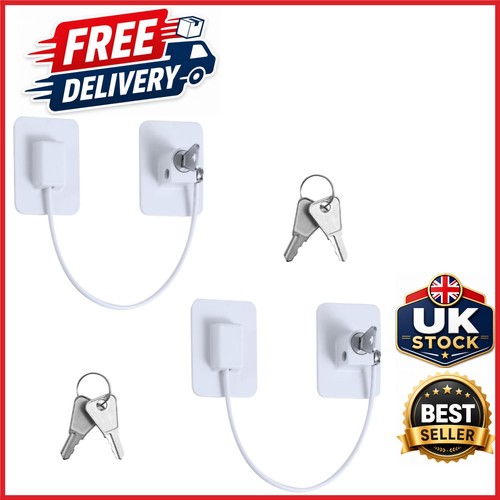 White window locks pcs child - white,