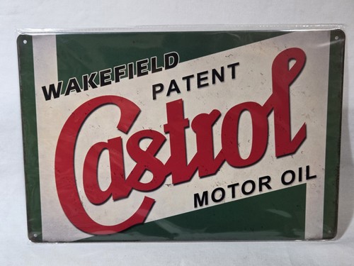 Castrol oil sign - castrol,