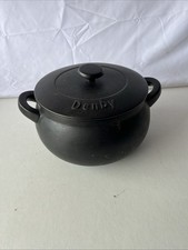 Denby Black Large Casserole