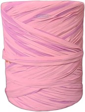 Raffia Ribbon 200m Roll - Pink