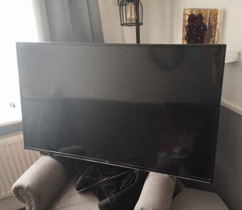 Jvc 50in black - 50in, flat