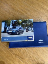 CHEVROLET LACETTI (2005 - 2009) OWNERS MANUAL/HANDBOOK & WALLET