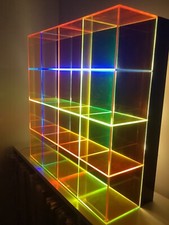 Art Student Degree Project Fluorescent Perspex Light Box One Off Stunning