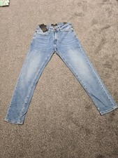 Zara Mens Blue Slim Fit Denim