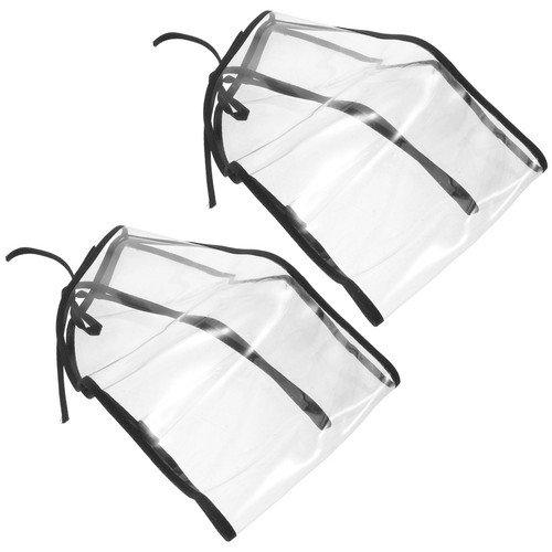 2pcs clear face shield for - 2pcs,