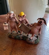 Shrek 3 Little Pigs Figure RARE 2001 McFarlane Toys Fairytale Fugitives