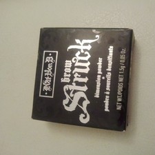 KVD Beauty KAT VON D Brow Struck 3D eyebrow powder GRAPHITE NEW creased box