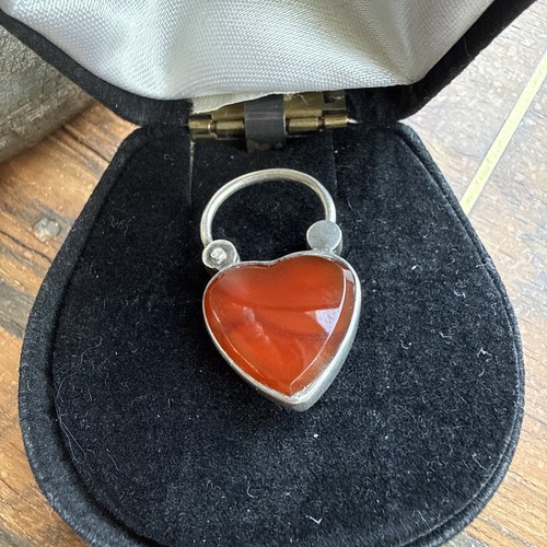 Victorian silver heart shaped - victorian,
