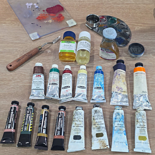 Winsor newton oil paint - winsor,