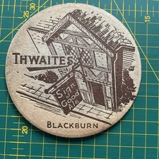 Pre War Thwaites Beer Mat - Cat no 3 - 1939