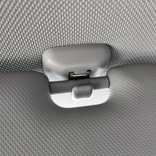 2x Sun Visor Clip Grey For VW