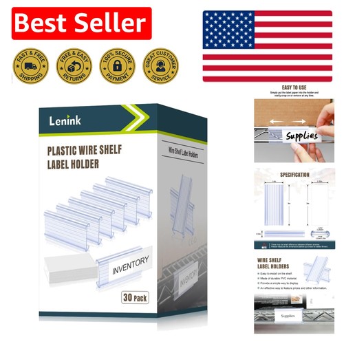 30pcs durable wire shelf label - 30pcs,