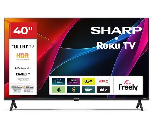 Sharp 40hd2125k 40in roku full - roku,