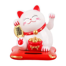1pc lucky beckoning cat solar - cat,