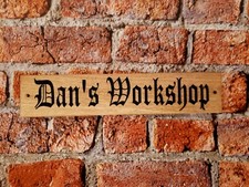 Personalised Oak House Sign, Carved, Custom Engraved Outdoor Wooden Name Plaque