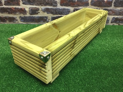 Wooden garden planter 64cm - wooden,