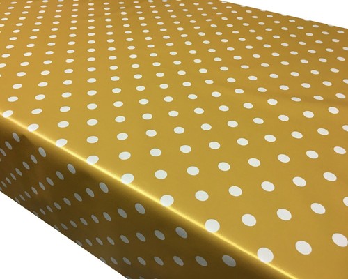 Polka dot pvc vinyl tablecloth - dot,