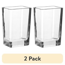 (2 pack) Libbey Clear Glass 6"