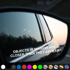 Objects In Mirror Sticker