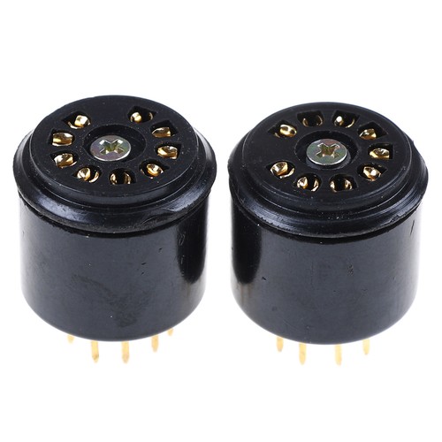2pcs gold plated 9pin - 2pcs, bakelite