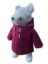 NEW WOOL FELT BURGUNDY DUFFLE