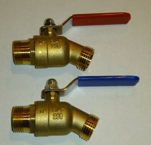 Pair male npt full port - 3/4",