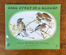 Bird Study in a Garden by