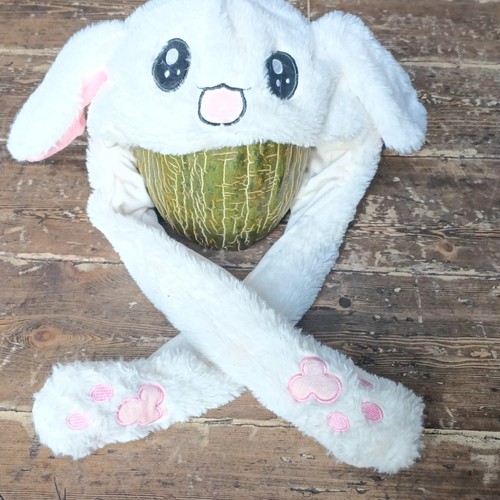 White faux fur - fur, rabbit