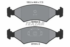 Brake pads 2310301 TEXTAR for